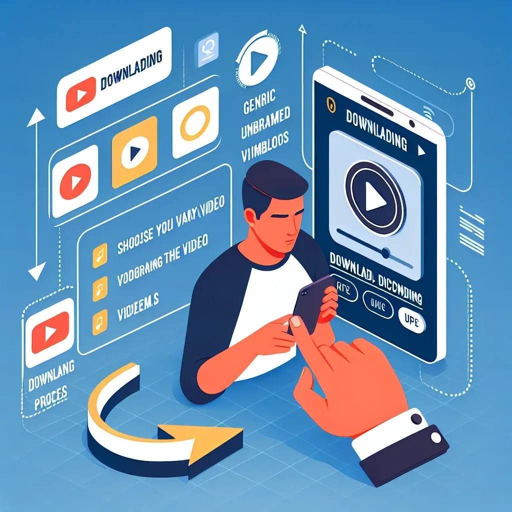 "Person using a TikTok video downloader app on a smartphone, showcasing the ease of saving TikTok videos for offline viewing. The image illustrates key features and benefits of TikTok video downloader tools discussed in 'The Ultimate Guide to TikTok Video Downloaders: Everything You Need to Know'."
